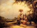 The Gleaners Shirley Hants rural scenes William Shayer Snr